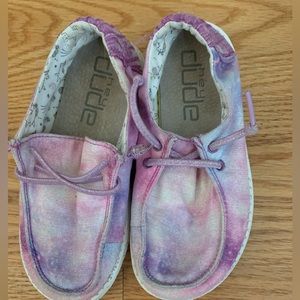 Purple/pink Hey Dudes